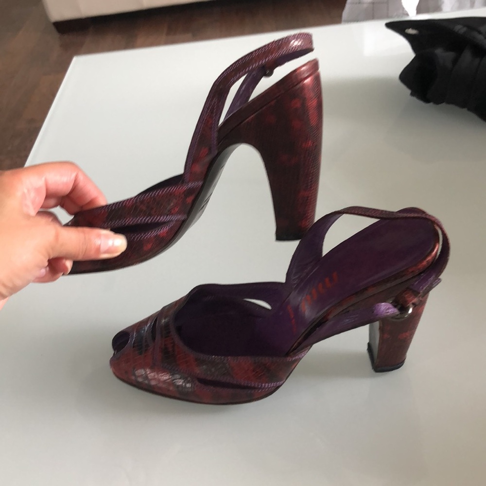 Miu Miu heels with Python - Picture 2 of 3